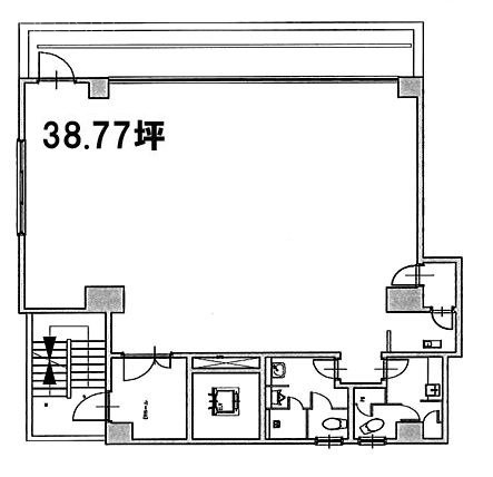 日本橋中屋ビル5F 間取り図