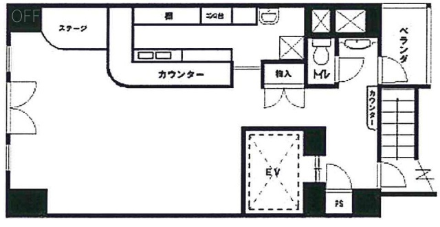 イセザキカザマビル6F 間取り図