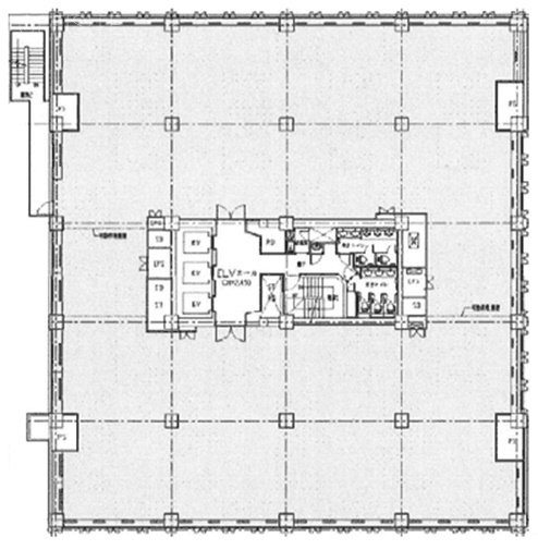 虎ノ門36森ビル9F 間取り図