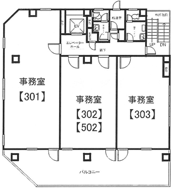 GTOビル502 間取り図