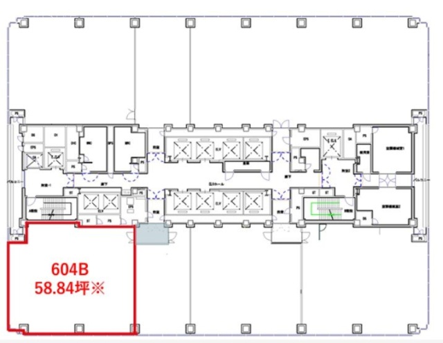 紀尾井町ビル6F 間取り図