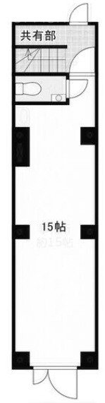 ヴィレッジハウス立石1F 間取り図