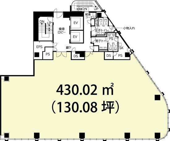 A-PLACE五反田9F 間取り図