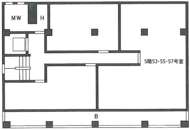 井門八重洲通りビル53・55・57 間取り図