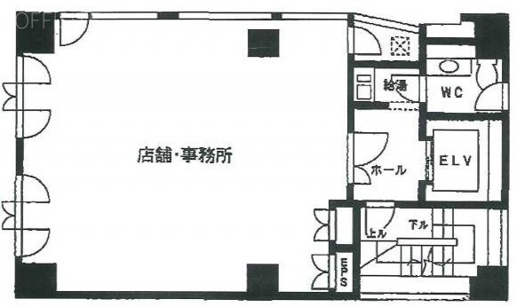 共栄入谷ビル4F 間取り図