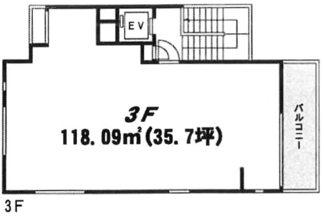 J’s代々木大山ビル3F 間取り図