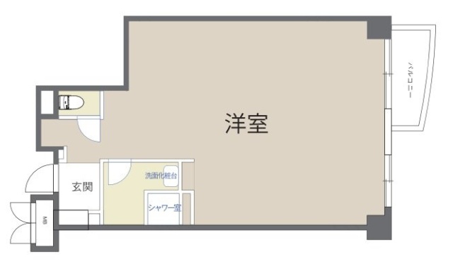 アロープラザ原宿302 間取り図