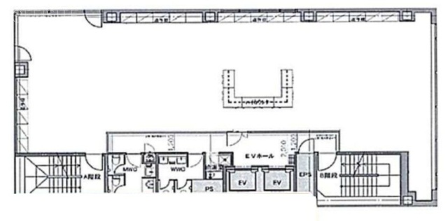 アパ三田芝公園駅前ビル5F 間取り図