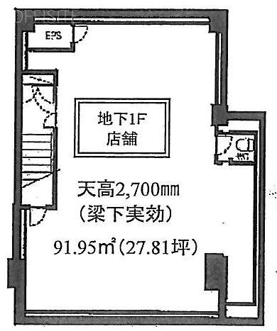 アソルティ吉祥寺サンクB1F 間取り図