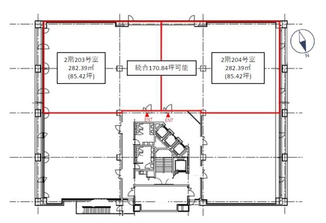 三田日東ダイビル203 間取り図