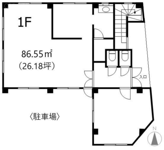 田倉ビル1F 間取り図