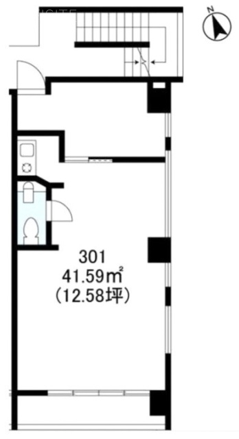 丸元ビル301 間取り図