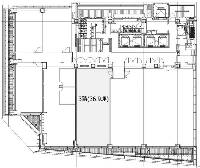 新虎通りCORE3F 間取り図