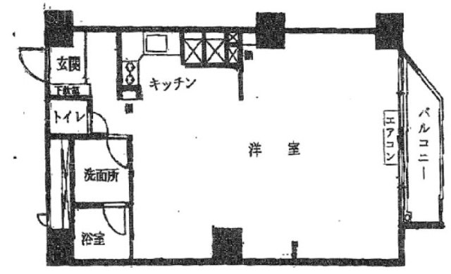 小豆沢ローズハイム314 間取り図