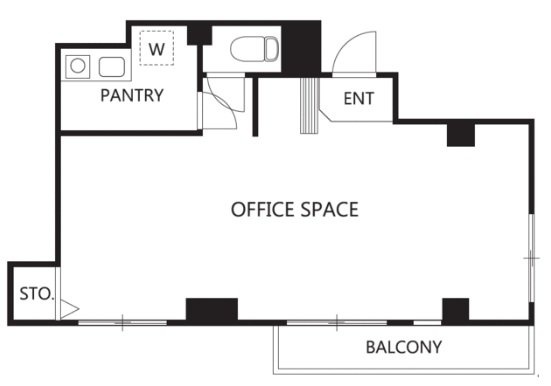 カレスプレイス上野毛402 間取り図