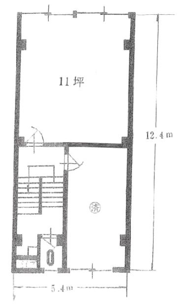 第二東成ビル4F 間取り図