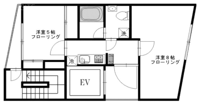シルバラード 6 design201 間取り図
