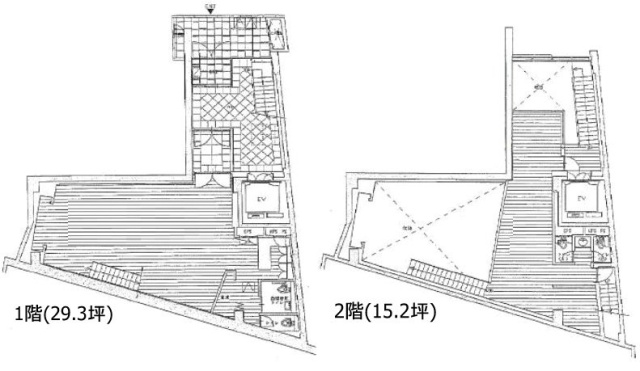SHINO33ビル1F~2F 間取り図