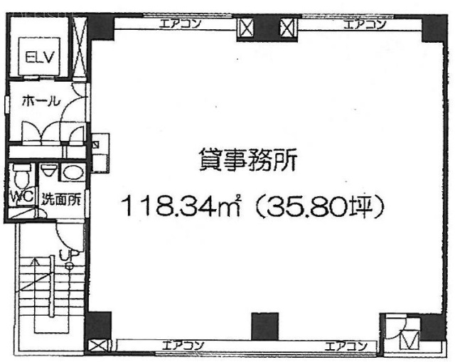ソネット鈴木ビル5F 間取り図