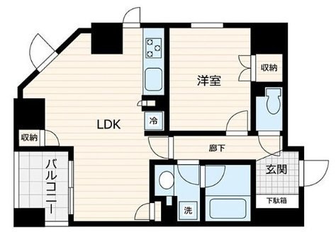 VORT銀座residenceⅡ402 間取り図