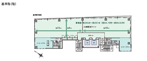 T-PLUS日本橋小伝馬町6F 間取り図