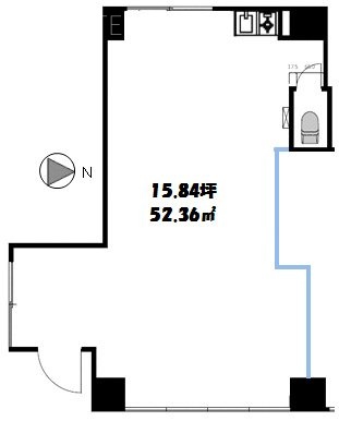 ブラインコート三田ビル101 間取り図