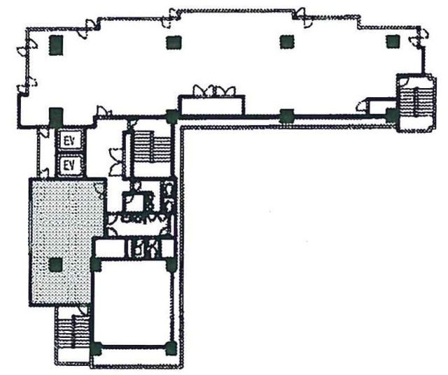 中央第6関内ビル701 間取り図