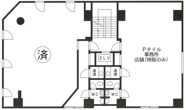 内田ビル5F 間取り図