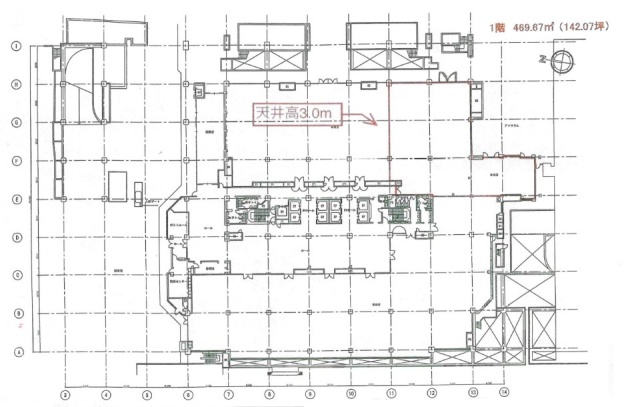 東陽駅前ビル1F 間取り図