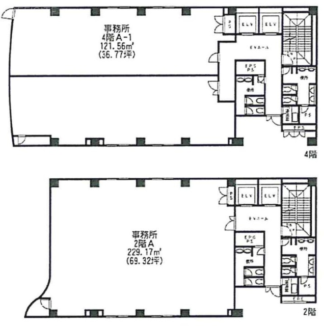 VORT横浜関内Ⅲ2F4F 間取り図