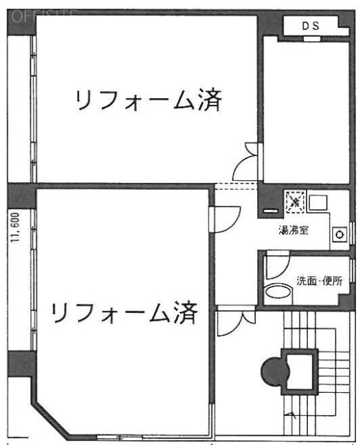 SK代々木ビル3F 間取り図