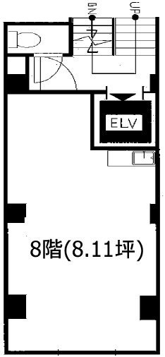 日本橋中央ビル82 間取り図