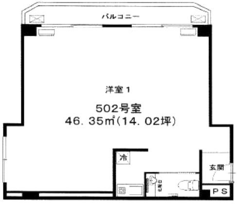 ステラハイム神山502 間取り図