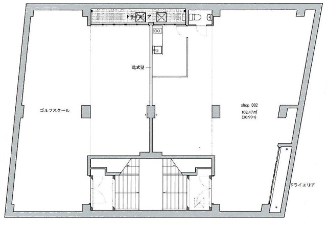 Colesso JIYUGAOKA(コレッソ自由が丘)ビルB1F 間取り図