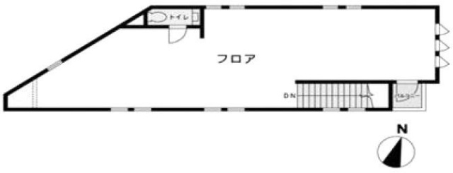 石川町2丁目店舗ビル2F 間取り図