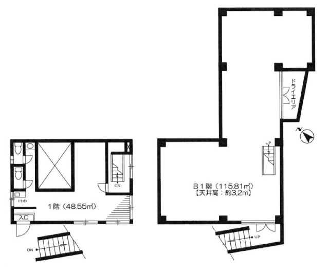 T/k・HOUSEB1F~1F 間取り図