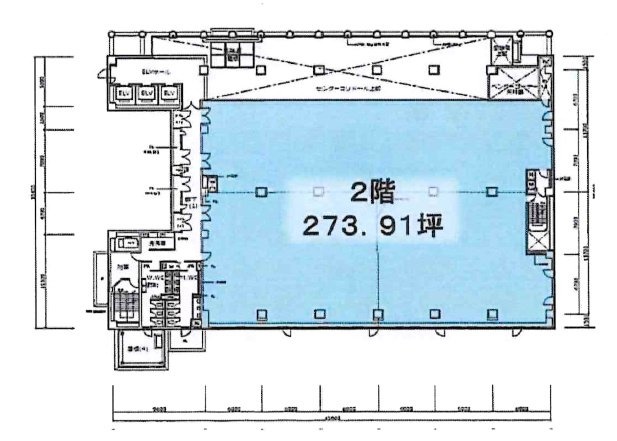 竹橋スクエアビル2F 間取り図
