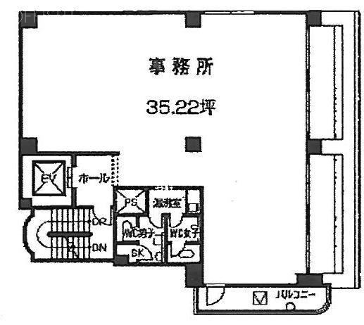山源ビル7F 間取り図