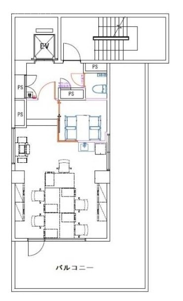 神保町フロント7F 間取り図