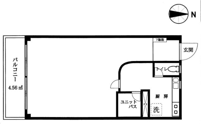 ハイネス麻布302 間取り図