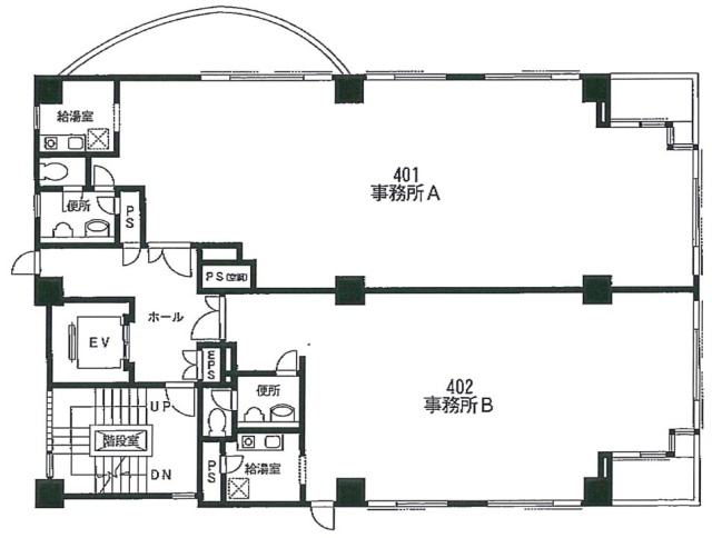 SNビル402 間取り図