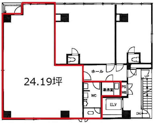 シャンヴィラカテリーナ2F 間取り図