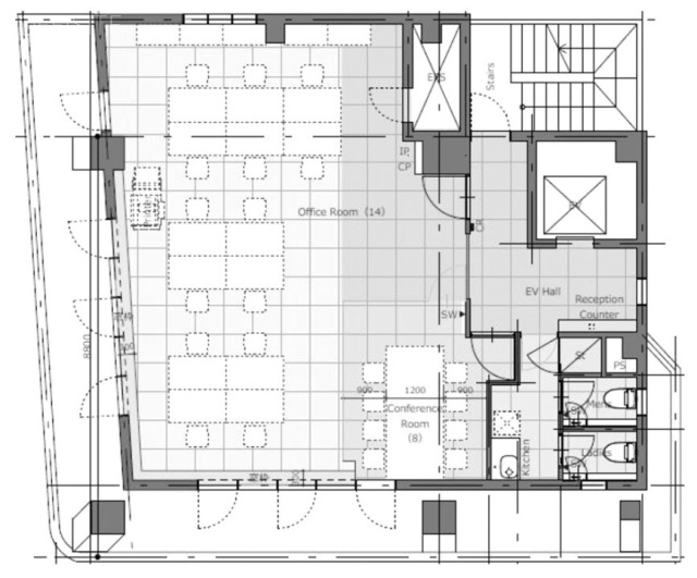 東八重洲プレイス6F 間取り図