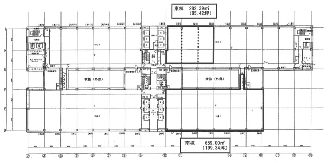 タイム24ビル南 間取り図