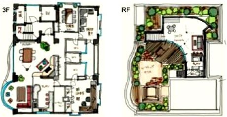 ルグラン原宿ビル3F 間取り図