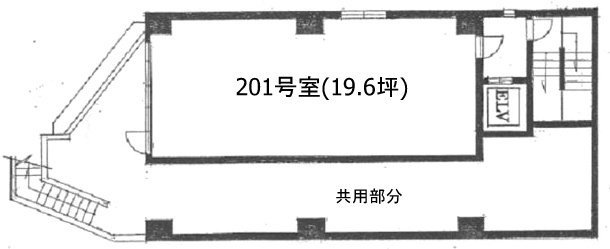 サンセール広尾201 間取り図
