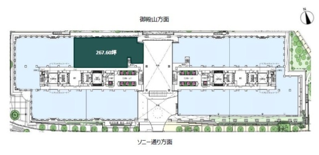 ガーデンシティ品川御殿山3F 間取り図
