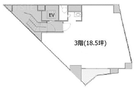 ヤカタビル3F 間取り図