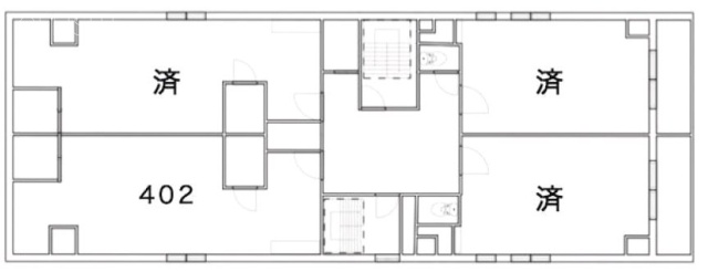 大橋ビル402 間取り図