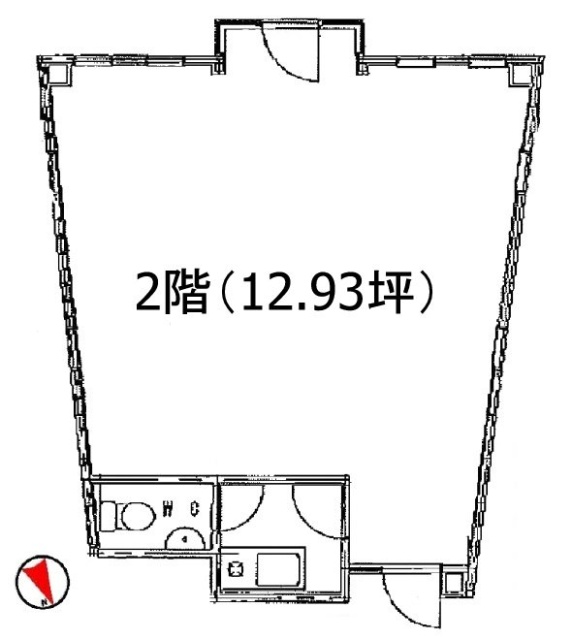 前川ビル2F 間取り図